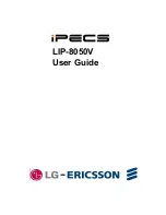 LG-Ericsson iPECS LIP-8050V User Manual preview