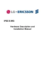 LG-Ericsson iPECS-MG Hardware Description And Installation Manual preview