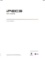 LG-Ericsson IPECS WIT-400HE User Manual предпросмотр