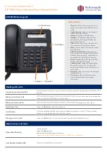 Preview for 1 page of LG-Ericsson LIP-9002 Key Features Manual