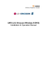 Preview for 1 page of LG-Ericsson LWS Installation Manual