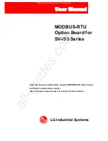 LG Industrial Systems SV-iS5 Series User Manual предпросмотр