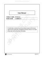 Предварительный просмотр 1 страницы LG Innotek LGSBWAC61 User Manual