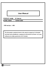 Preview for 1 page of LG Innotek TWFM-K305D User Manual