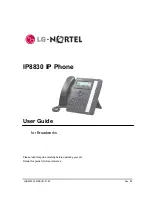 Preview for 1 page of LG-Nortel IP8830 User Manual