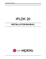 Preview for 1 page of LG-Nortel ipLDK 20 Installation Manual