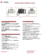 LG-Nortel LDP7016 Function Manual предпросмотр