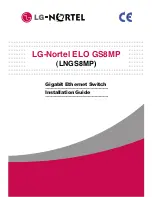 Предварительный просмотр 1 страницы LG-Nortel LNGS8MP Installation Manual