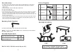 Предварительный просмотр 2 страницы LG OUTDOOR Sarasota Coffee Table Assembly And Care Instructions