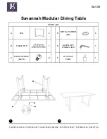 Предварительный просмотр 2 страницы LG OUTDOOR SAV08 Assembly Instructions