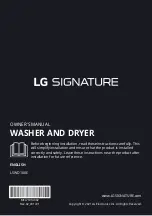 Предварительный просмотр 1 страницы LG SIGNATURE LSWD100E Owner'S Manual