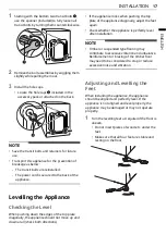 Предварительный просмотр 17 страницы LG SIGNATURE LSWD100E Owner'S Manual