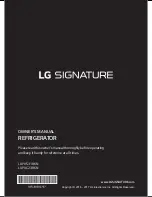 Preview for 1 page of LG SIGNATURE LUPXC2386N Owner'S Manual