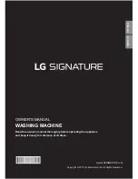 Предварительный просмотр 1 страницы LG SIGNATURE LUWD1CW Owner'S Manual