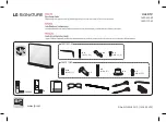 Preview for 1 page of LG SIGNATURE OLED65G6P Easy Setup Manual