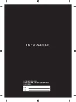 Предварительный просмотр 18 страницы LG SIGNATURE OLED65W8 Series Manual