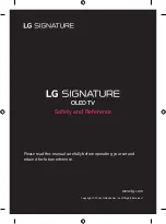 Предварительный просмотр 19 страницы LG SIGNATURE OLED65W8 Series Manual