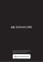 Предварительный просмотр 12 страницы LG SIGNATURE OLED88Z29LA.AEK Safety And Reference