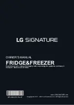 LG SIGNATURE SG-5I700TSL Owner'S Manual preview