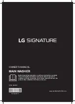 Предварительный просмотр 1 страницы LG SIGNATURE WSS1006WH Owner'S Manual