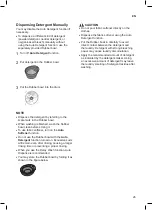 Предварительный просмотр 25 страницы LG SIGNATURE WSS1006WH Owner'S Manual