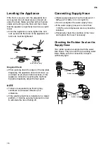 Предварительный просмотр 17 страницы LG SIGNATURE WSS1207WHTN Owner'S Manual