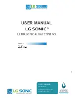 Preview for 1 page of LG sonic e-Line User Manual