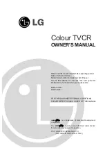 LG 026N/U TX Owner'S Manual preview