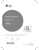 LG 105UC9T-TA Owner'S Manual preview