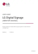 Предварительный просмотр 1 страницы LG 110UM5J-B User Manual