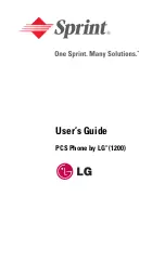 Preview for 1 page of LG 1200 User Manual