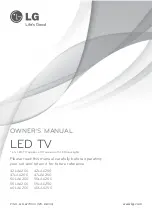 Предварительный просмотр 2 страницы LG 147LA6200-UA Owner'S Manual