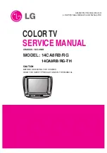 Preview for 1 page of LG 14CA8RB Service Manual