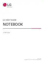 LG 14Z90P Series Easy Manual preview