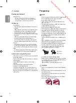 Предварительный просмотр 8 страницы LG 1505-REV00 Owner'S Manual