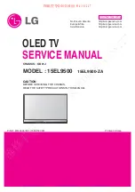 Preview for 1 page of LG 15EL9500 Service Manual