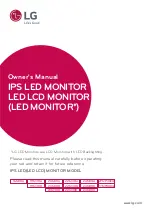 Предварительный просмотр 1 страницы LG 16M37A-B Owner'S Manual