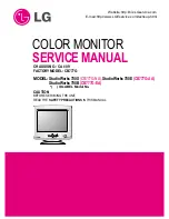 Предварительный просмотр 1 страницы LG 17CD Service Manual