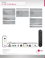 Предварительный просмотр 2 страницы LG 17LX1R Specifications