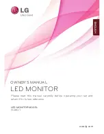 Предварительный просмотр 1 страницы LG 19EB13T Owner'S Manual