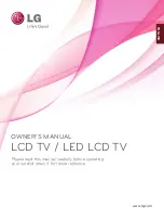 LG 19LD3 Series Owner'S Manual предпросмотр