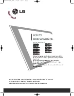 Preview for 261 page of LG 19LG3000-ZA Owner'S Manual