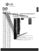 Preview for 1 page of LG 19LH20 Series Owner'S Manual