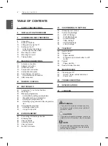 Предварительный просмотр 2 страницы LG 19LN405 Series Owner'S Manual