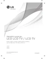 LG 19LS350S-ZA Owner'S Manual предпросмотр