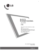 Предварительный просмотр 1 страницы LG 19LS4R Series Owner'S Manual