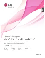 Предварительный просмотр 111 страницы LG 19LV2 Series Owner'S Manual