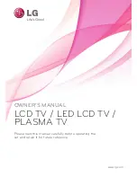 Preview for 1 page of LG 19LV25 Series Owner'S Manual