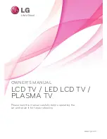 LG 19LV25 Series Owner'S Manual preview