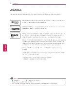 Предварительный просмотр 56 страницы LG 19LV2500 Owner'S Manual